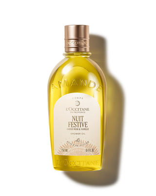 Óleo Hidratante de Banho Amêndoa Noite Festiva 250mL,  Óleo Hidratante de Banho Amêndoa Noite Festiva 250mL